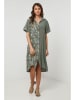 Lin Passion Leinen-Kleid in Khaki