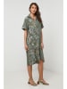 Lin Passion Leinen-Kleid in Khaki