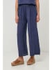 Lin Passion Leinen-Hose in Dunkelblau