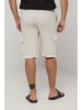 Lin Passion Leinen-Cargobermudas in Creme