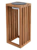 lumisky LED-Solar-Laterne "Chennai Tall" in Hellbraun - (B)23 x (H)50 x (T)23 cm