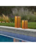 lumisky Lampion solarny LED "Chennai Tall" w kolorze jasnobrązowym - 23 x 50 x 23 cm