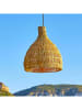 lumisky Lampa wisząca "Bella" w kolorze jasnobrązowym - wys. 38 x Ø 33 cm