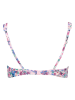 s.Oliver Bikini-Oberteil "Scatter" in Rosa/ Blau