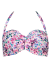 s.Oliver Bikini-Oberteil "Scatter" in Rosa/ Blau