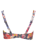 Vivance Biustonosz bikini "Leilani" w kolorze antracytowo-pomarańczowym