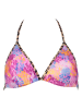 Buffalo Biustonosz bikini "Haruna" w kolorze różowo-niebieskim