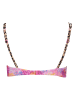 Buffalo Bikini-Oberteil "Haruna" in Pink/ Blau