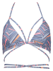 LASCANA Biustonosz bikini "Lisa" w kolorze niebiesko-pomarańczowym