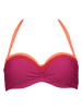 s.Oliver Biustonosz bikini "Yella" w kolorze różowo-pomarańczowym