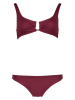 s.Oliver Bikini "Solo" w kolorze bordowym