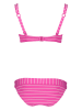Vivance Bikini "Suru" w kolorze różowo-białym