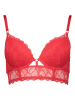 LASCANA Push-up-BH in Rot
