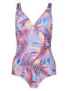 LASCANA Badeanzug "Breese" in Hellblau/ Pink
