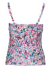 s.Oliver Tankini-Oberteil "Scatter" in Rosa/ Blau