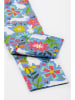 Frugi Legginsy "Libby" w kolorze błękitno-białym