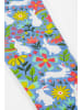 Frugi Legginsy "Libby" w kolorze błękitno-białym