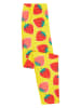 Frugi Legginsy "Libby" w kolorze żółto-czerwonym