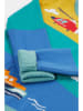 Frugi Sweter "Elwood" w kolorze turkusowo-niebiesko-żółtym