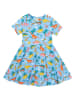 Frugi Kleid "Sunshine Skater" in Hellblau/ Orange