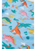Frugi Sukienka "Sunshine Skater" w kolorze błękitno-pomarańczowym