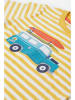 Frugi Shirt "Sid" geel/wit/lichtblauw
