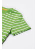 Frugi Koszulka "Sid" w kolorze zielono-żółtym