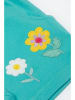 Frugi 2-delige outfit "Easy On" turquoise/rood