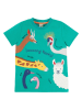Frugi Shirt "Carsen" turquoise/meerkleurig