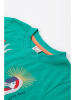 Frugi Shirt "Carsen" in Türkis/ Bunt