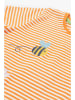 Frugi Koszulka "Camille" w kolorze pomarańczowo-białym
