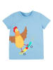 Frugi Shirt "Avery" in Hellblau/ Gelb/ Hellbraun