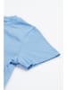 Frugi Shirt "Avery" lichtblauw/geel/lichtbruin