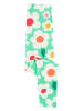 Frugi Legginsy "Leona" w kolorze miętowo-białym