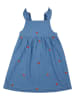 Frugi Jeans-Kleid "Willa" in Blau/ Rot
