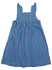 Frugi Jeans-Kleid "Willa" in Blau/ Rot