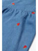 Frugi Jeans-Kleid "Willa" in Blau/ Rot