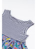 Frugi Jurk "Holiday" blauw/donkerblauw/wit