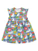 Frugi Kleid "Bella" in Hellblau/ Weiß/ Rot