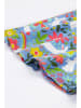 Frugi Jurk "Bella" lichtblauw/wit/rood
