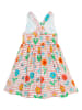 Frugi Jurk "Delphi" rood/turquoise/wit