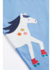 Frugi Shirt "Elise" in Hellblau/ Weiß