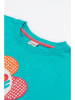 Frugi Shirt "Mabe Relaxed" turquoise/geel/rood
