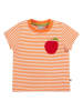 Frugi Shirt "Marley" in Orange/ Weiß