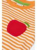 Frugi Shirt "Marley" in Orange/ Weiß