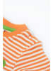 Frugi Shirt "Marley" in Orange/ Weiß