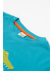 Frugi Shirt "Carsen" in Türkis/ Grün