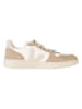 Veja Leder-Sneakers "V 10" in Beige/ Weiß