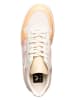 Veja Leren sneakers "V 12" wit/groen