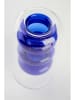 Jotex Vaas "Tilo" transparant/blauw - (H)15 x Ø 8 cm